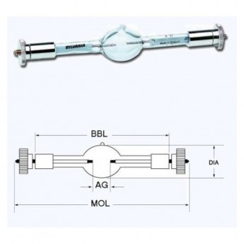 Металлогалогенная лампа SYLVANIA BA1200DE(MSI1200) 33178