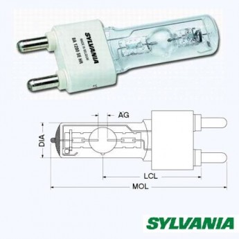 Газоразрядная лампа SYLVANIA BA1200SE HR(MSR1200HR) 33179