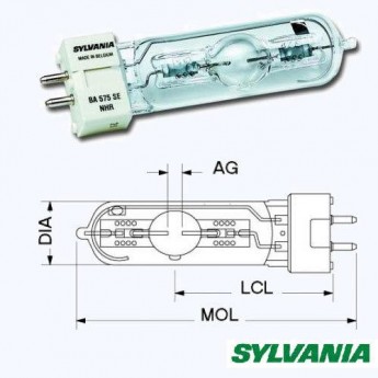 Газоразрядная лампа SYLVANIA BA575W SE NHR(MSR575) 33192